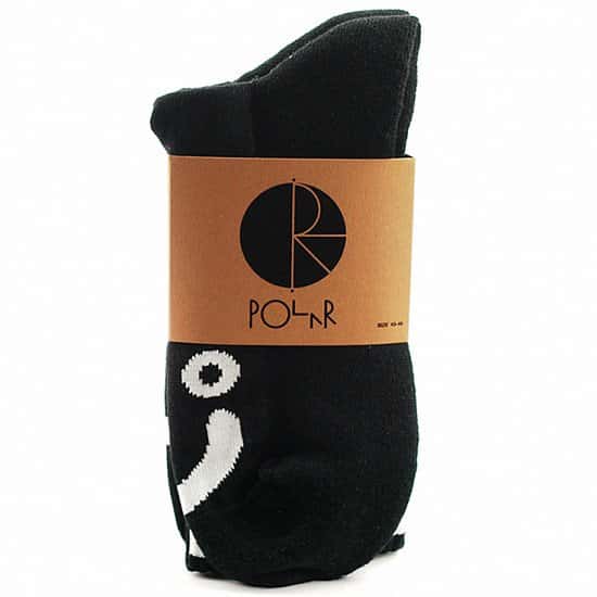 Polar Happy Sad Socks Classic Black-White: £12.00!