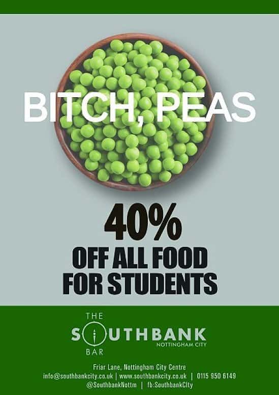 Students can enjoy 40% discount off all food here at Southbank City.