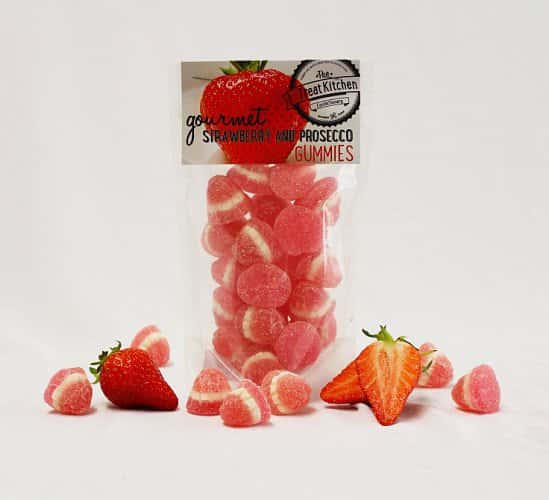 Strawberry and Prosecco Gourmet Gummies Pouch - £3.95!