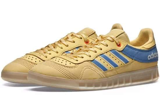 SAVE 40% OFF ADIDAS X OYSTER HOLDINGS HANDBALL TOP YELLOW, BLUE & WHITE!