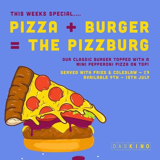 WEEKLY SPECIAL - THE PIZZBURG!