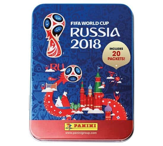 17% OFF - Panini 2018 FIFA World Cup Sticker Collection Mega Tin
