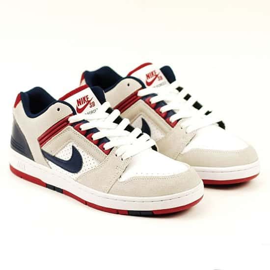 Nike SB Airforce2 Low White-Blue-Red: £85.00!