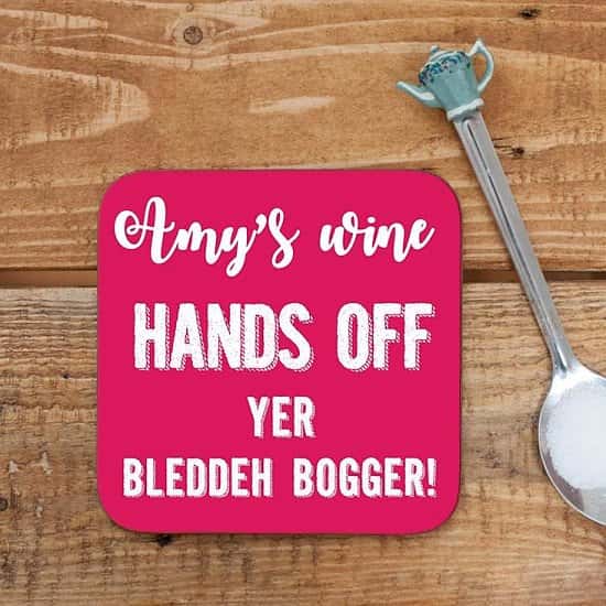 Get our personalized Wine Coasters for just £4.50!