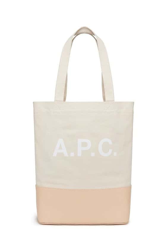SAVE £108.00 -  A.P.C. SS18 Axel Selvedge Denim Tote in White!