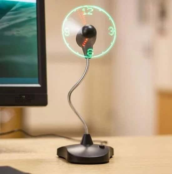 SAVE 24% OFF Led Clock Fan Stand!