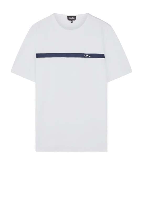 £48.00 - A.P.C. Yukata Logo T-Shirt in White!