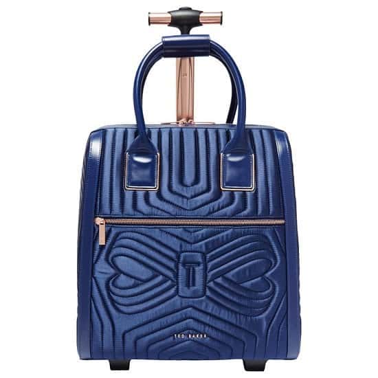 SAVE 40% OFF Ted Baker Anisee Quilted Bow Travel Bag, Navy!