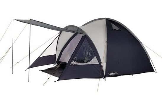 SAVE 60% OFF This Halfords 4 Person Double Skin Tent!