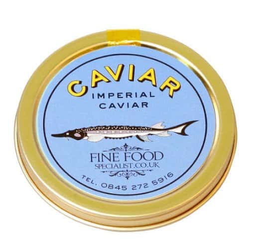 Try our Imperial Caviar for £80.00!