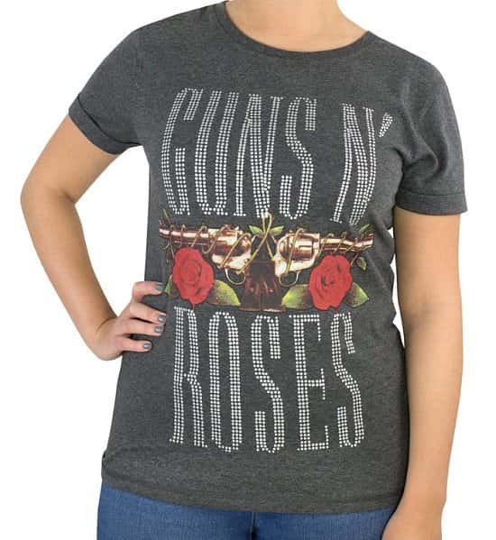 OVER 70% OFF - Womens Guns N Roses T-Shirt!