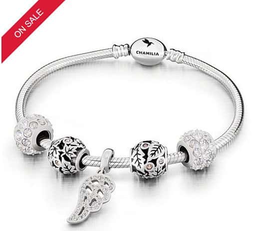 SAVE £200 on this Chamilia Five Charm & Bracelet Gift Set!