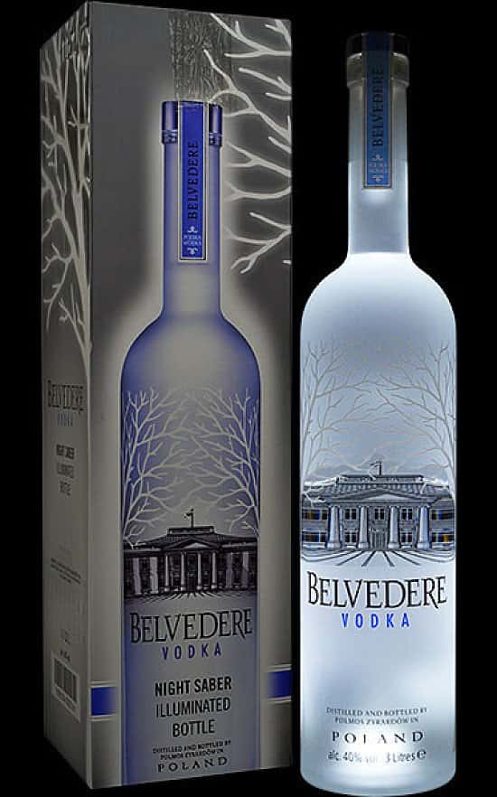 SAVE 5% on Belvedere Vodka - Pure Illuminating Bottle!