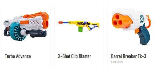 25% OFF X-Shot Dart Blasters!