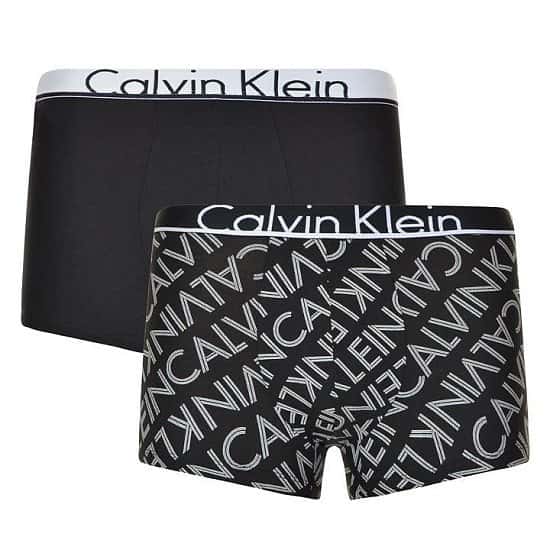 OVER 50% OFF - CALVIN KLEIN Two Pack Logo Boxers!