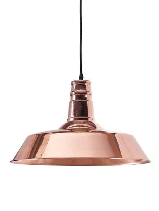 Industrial Copper Pendant - NOW HALF PRICE!