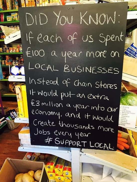 Some Food for Thought for all of our wonderful locals!