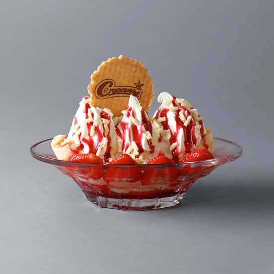 Cool down today, with our Banana-Berry Split!