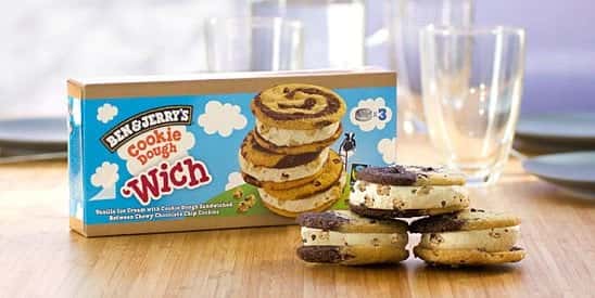 Keep cool this Summer with Ben & Jerry's Cookie Dough 'Wich just £4.20!
