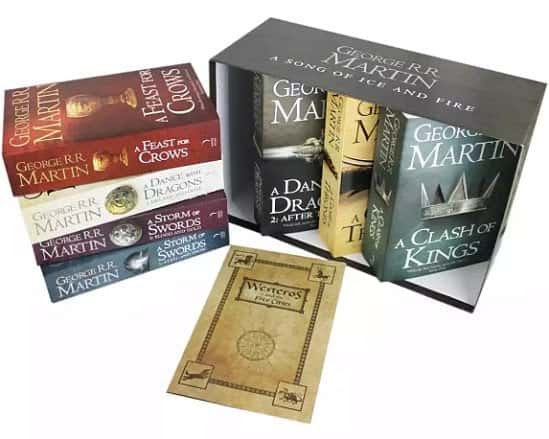 SAVE 54% on Song Of Ice And Fire - Game Of Thrones - 7 Book Box Set + FREE Map!