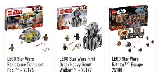 Up to 20% OFF - Star Wars Lego Sets