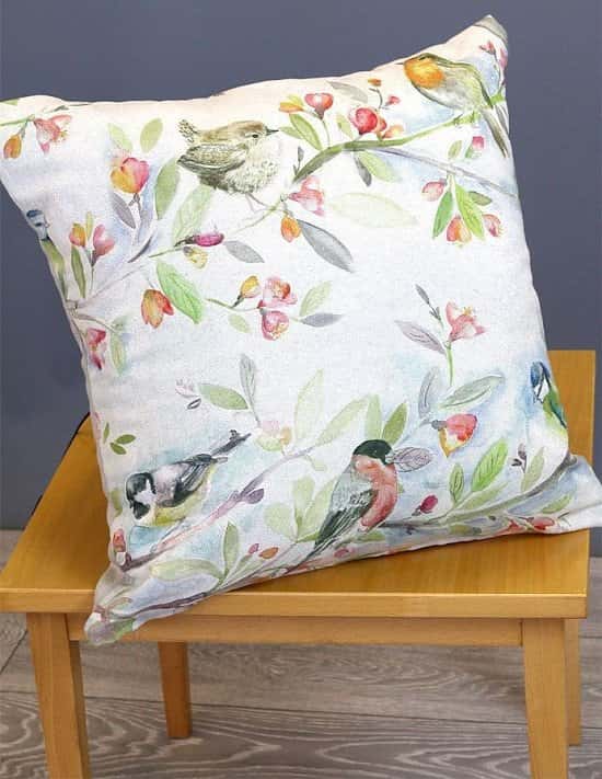 Large cushion cover with Bird Design: £20.00!