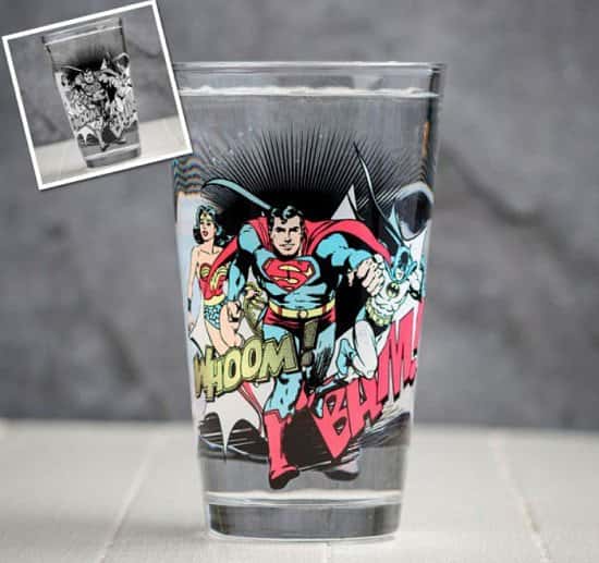 SAVE 50% on this DC Comics Colour Change Glass!