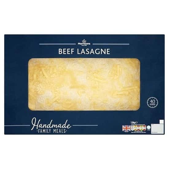 Morrisons Family Bake Their Day Lasagne: £6.00!