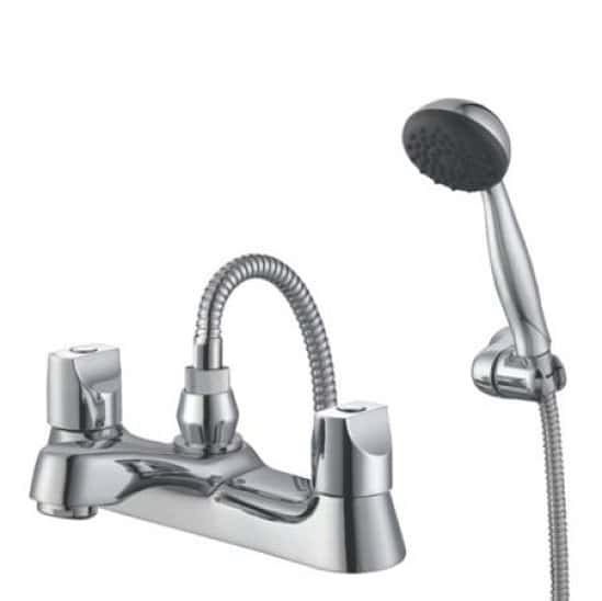 OVER 50% OFF - Plumbsure Topaz Chrome finish Bath shower mixer tap!