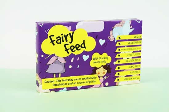 A quirky little box packed with lots of tasty treats: Fairy Feed £2.50!