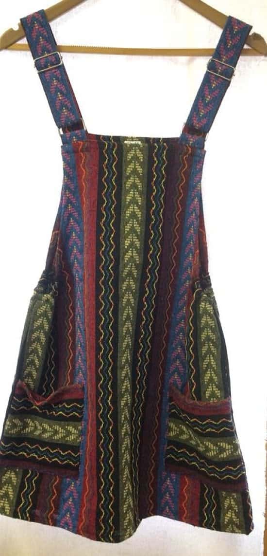 Back in stock - Thai woven dungaree dress £29.99!