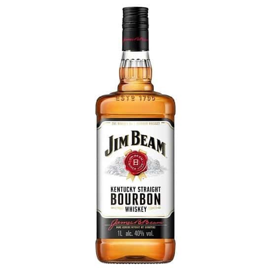 SAVE 30% OFF Jim Beam White Label Bourbon 1L!