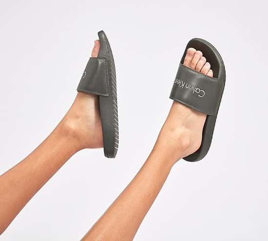 SAVE 1 3 on Calvin Klein Womens Linear Slide Footasylum Deal