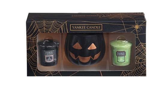 WIN - Yankee Candle Halloween Pumpkin Head Box Set