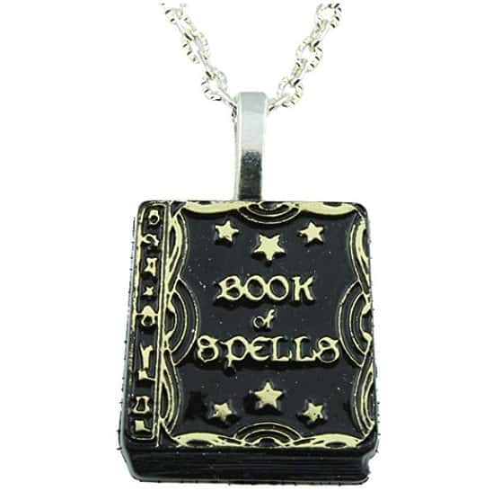 WIN - Witches Book of Spells Necklace