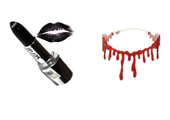 WIN – Black Lipstick & Blood Choker