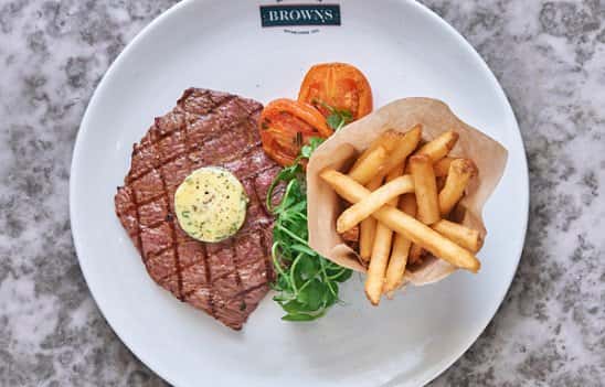 LUNCH or EARLY DINNER AT BROWNS - 2 Courses for £12.95, 3 Courses for £16.95!