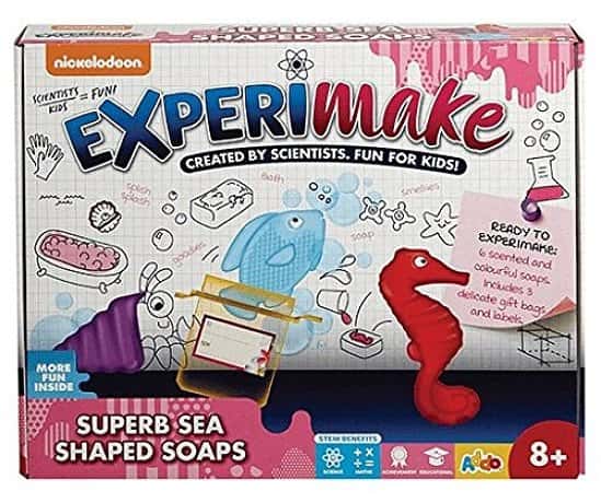 Nickelodeon Experimake Superb Sea Shaped Soaps - NOW 1/2 PRICE!
