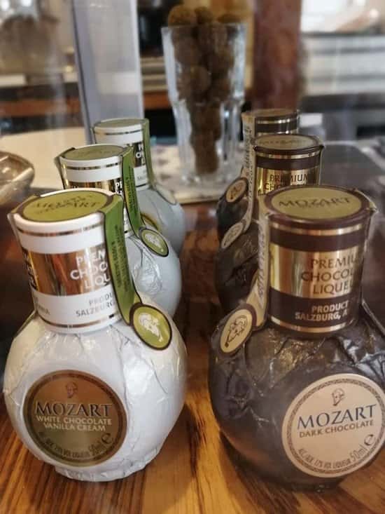 Have you tried our delicious Chocolate liqueur cups by LIQUORE DI MOZART?