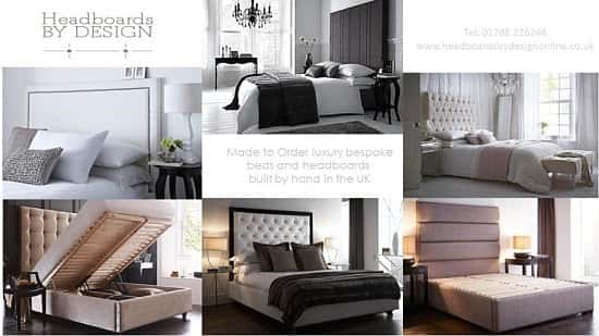 2 Free Luxury-Piped Cushions,in the same fabric as your headboard, with each bed order.
