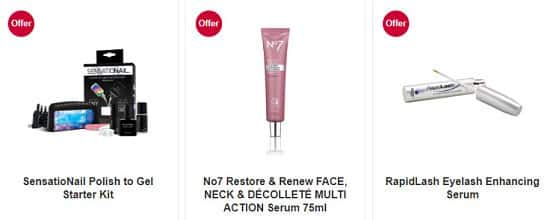 3 for 2 on selected Beauty Cosmetics and Accessories - SAVE up to £90!