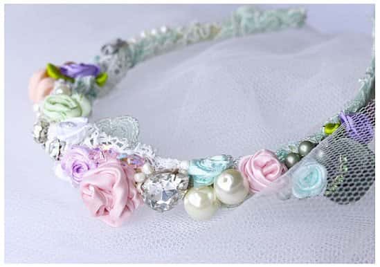 Shop the Bridal Jewellery and Accessories - Pastel Flower Headband £32.00