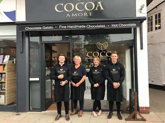 Congratulations to Cathy Whittall & her team who opened the very first Cocoa Amore franchise