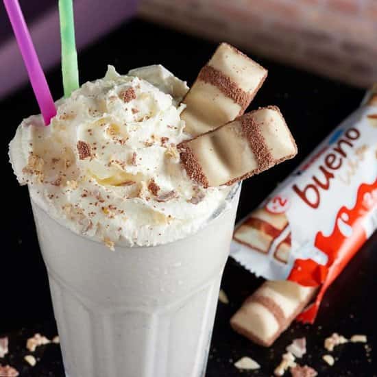 Enjoy a milkshake at creams with extra cream and toppings - the right way to start your Saturday!