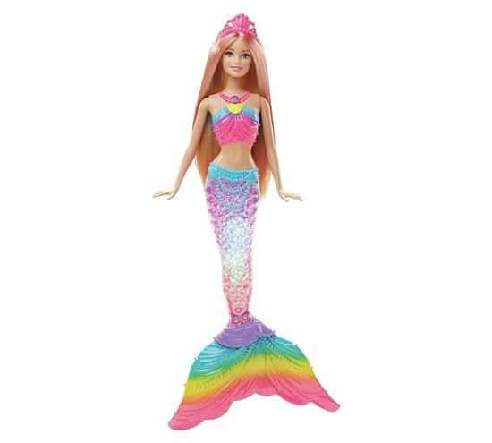 25% OFF Barbie Rainbow Lights Mermaid Doll!