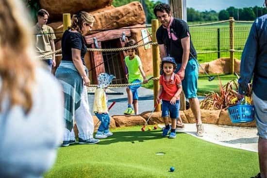 Get a family ticket for a game of mini golf for £20