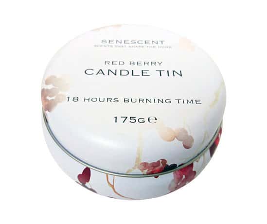WIN - Red Berry Candle Tin