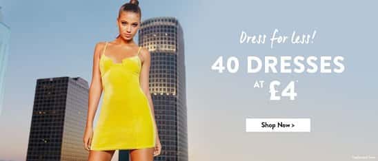 Shop 40 Dresses at £4.00!