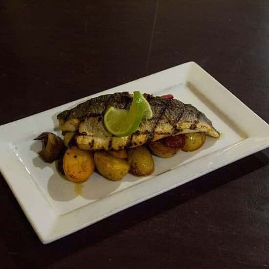 Come try our Scrumptious Sea Bass