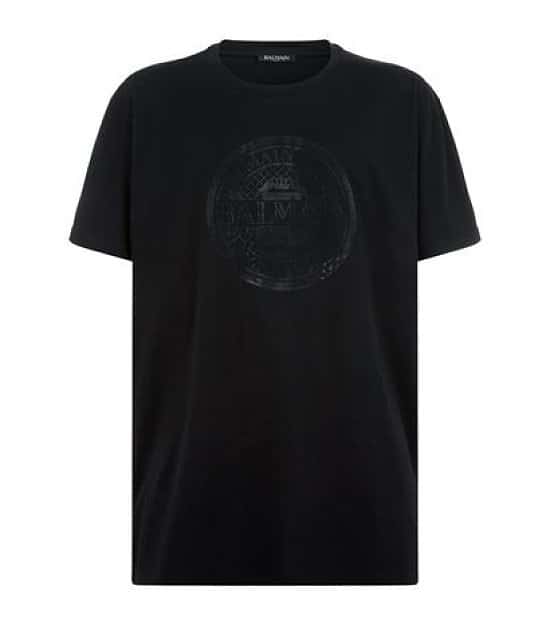 Balmain Medallion Logo T-Shirt: £190.00!